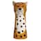 Hello Honey® 11" Multicolor Hand-Painted Decorative Stoneware Cheetah Vase
